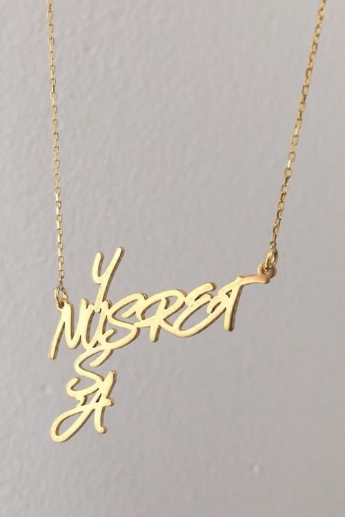 İç İçe İki İsimli Kolye