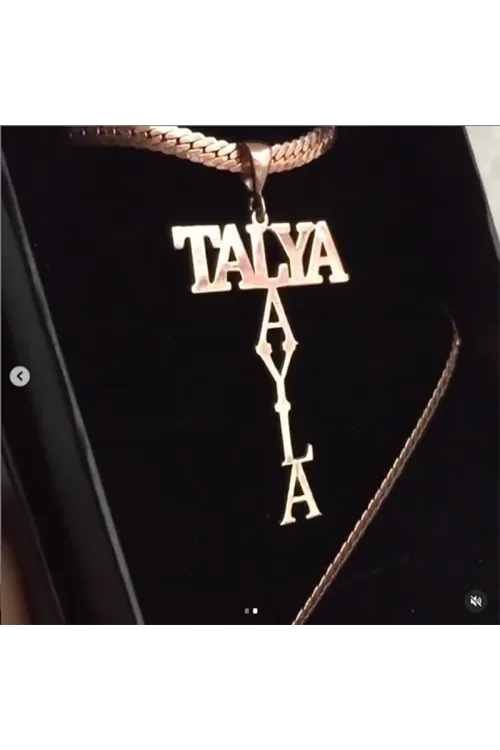 Snake Zincir İsim Kolye